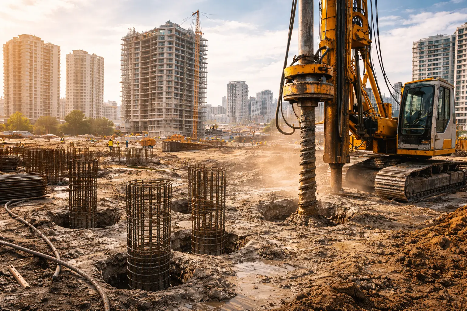 İstanbul Ataşehir Konut Projesi – Fore Kazık Uygulaması